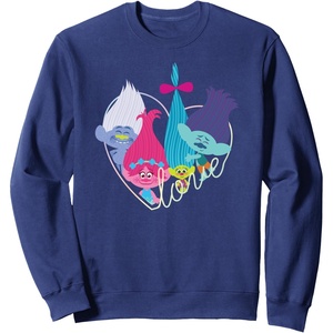 image:imageDreamWorks Trolls Love Group SweatshirtNavy Blue