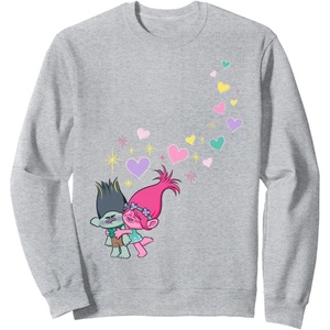 image:imageDreamWorks Trolls Love SweatshirtHeather Grey