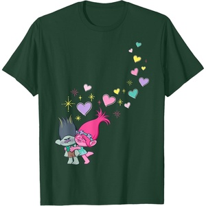 image:imageDreamWorks Trolls Love TShirtDark Green