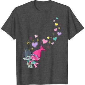 image:imageDreamWorks Trolls Love TShirtDark Heather Grey