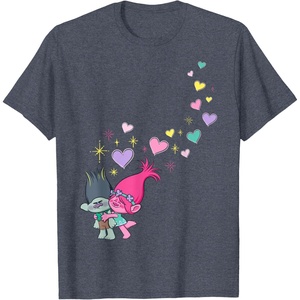 image:imageDreamWorks Trolls Love TShirtHeather Blue