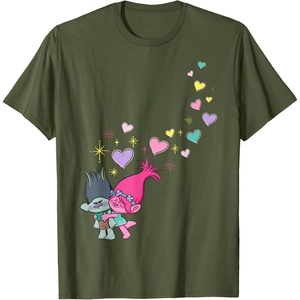 image:imageDreamWorks Trolls Love TShirtOlive Green