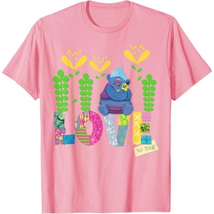 image:imageDreamWorks Trolls Love to Hug Biggie TShirtPink