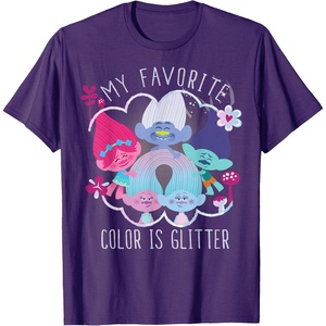 image:imageDreamWorks Trolls My Favorite Glitter TShirtPurple
