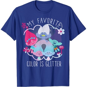 image:imageDreamWorks Trolls My Favorite Glitter TShirtRoyal Blue