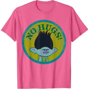 image:imageDreamWorks Trolls No Hugs Branch TShirtPink Heather