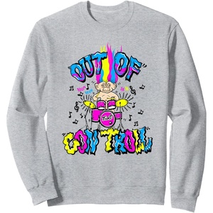 image:imageDreamWorks Trolls Out Of Con Troll SweatshirtHeather Grey
