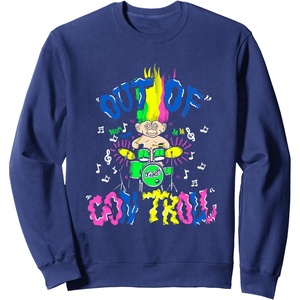 image:imageDreamWorks Trolls Out Of Con Troll SweatshirtNavy Blue