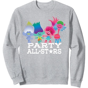 image:imageDreamWorks Trolls Party All Stars SweatshirtHeather Grey