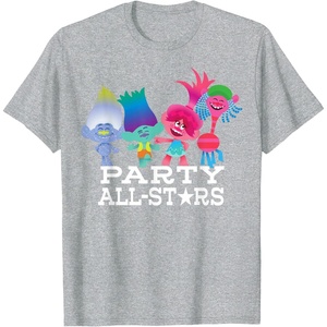 image:imageDreamWorks Trolls Party All Stars TShirtHeather Grey