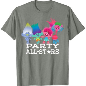 image:imageDreamWorks Trolls Party All Stars TShirtOlive Heather
