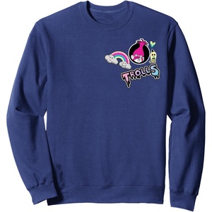 image:imageDreamWorks Trolls Patch Joggers SweatshirtNavy Blue