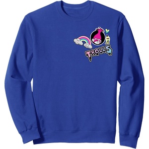 image:imageDreamWorks Trolls Patch Joggers SweatshirtRoyal Blue