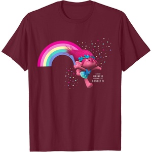 image:imageDreamWorks Trolls Poppy Kindness TShirtBurgundy