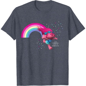 image:imageDreamWorks Trolls Poppy Kindness TShirtHeather Blue
