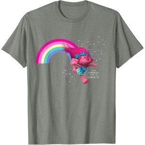 image:imageDreamWorks Trolls Poppy Kindness TShirtOlive Heather