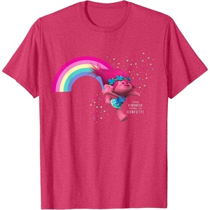 image:imageDreamWorks Trolls Poppy Kindness TShirtRed Heather