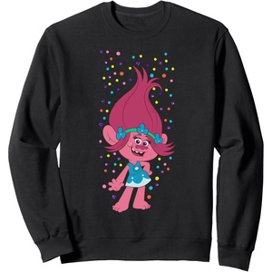image:imageDreamWorks Trolls Poppy Polka Dots SweatshirtBlack