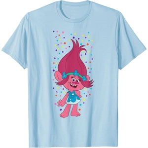 image:imageDreamWorks Trolls Poppy Polka Dots TShirtBaby Blue