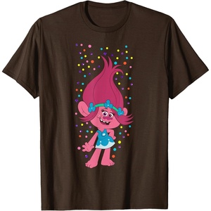 image:imageDreamWorks Trolls Poppy Polka Dots TShirtBrown