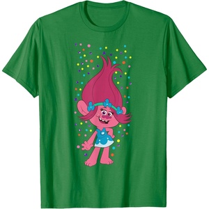 image:imageDreamWorks Trolls Poppy Polka Dots TShirtKelly Green
