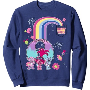 image:imageDreamWorks Trolls Poppy Rainbow SweatshirtNavy Blue