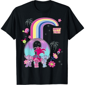 image:imageDreamWorks Trolls Poppy Rainbow TShirtBlack