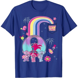 image:imageDreamWorks Trolls Poppy Rainbow TShirtRoyal Blue