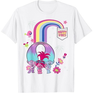 image:imageDreamWorks Trolls Poppy Rainbow TShirtWhite
