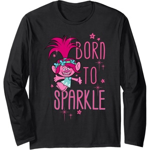 image:imageDreamWorks Trolls Poppy Sparkle Long Sleeve TShirtBlack