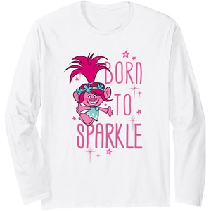 image:imageDreamWorks Trolls Poppy Sparkle Long Sleeve TShirtWhite