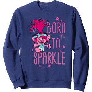 image:imageDreamWorks Trolls Poppy Sparkle SweatshirtNavy Blue