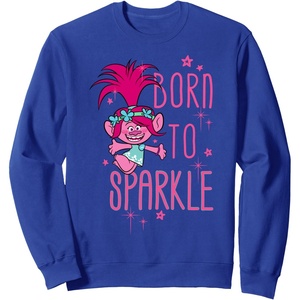 image:imageDreamWorks Trolls Poppy Sparkle SweatshirtRoyal Blue