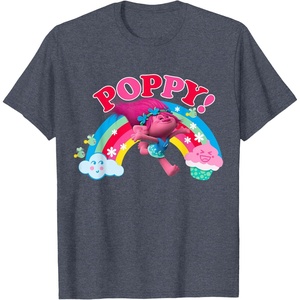 image:imageDreamWorks Trolls Poppy TShirtHeather Blue
