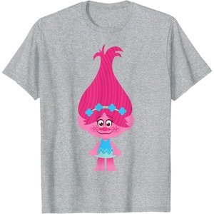image:imageDreamWorks Trolls Poppy TShirtHeather Grey