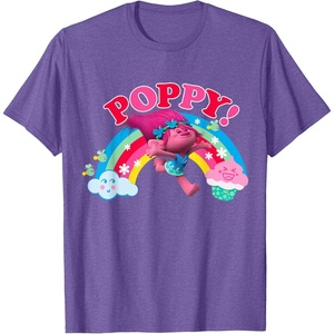 image:imageDreamWorks Trolls Poppy TShirtPurple Heather