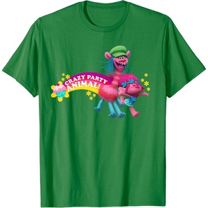 image:imageDreamWorks Trolls Poppy amp Cooper Party Animal TShirtKelly Green