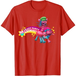 image:imageDreamWorks Trolls Poppy amp Cooper Party Animal TShirtRed