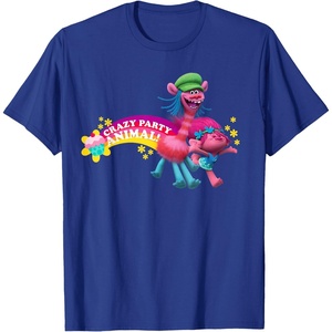 image:imageDreamWorks Trolls Poppy amp Cooper Party Animal TShirtRoyal Blue