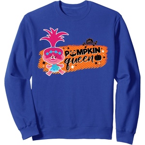 image:imageDreamWorks Trolls Pumpkin Queen Halloween SweatshirtRoyal Blue