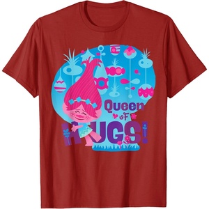 image:imageDreamWorks Trolls Queen of Hugs Poppy TShirtCranberry Red