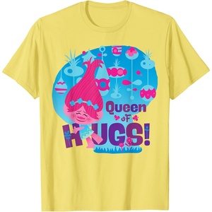 image:imageDreamWorks Trolls Queen of Hugs Poppy TShirtLemon Yellow