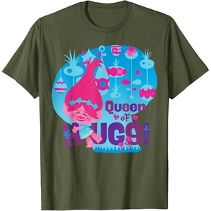 image:imageDreamWorks Trolls Queen of Hugs Poppy TShirtOlive Green