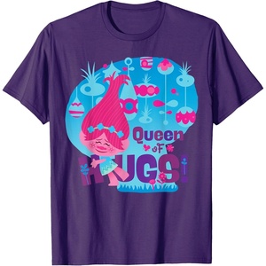 image:imageDreamWorks Trolls Queen of Hugs Poppy TShirtPurple