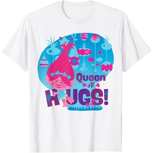 image:imageDreamWorks Trolls Queen of Hugs Poppy TShirtWhite