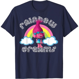 image:imageDreamWorks Trolls Rainbow Dreams Poppy TShirtNavy Blue