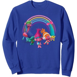 image:imageDreamWorks Trolls Rainbow Party SweatshirtRoyal Blue