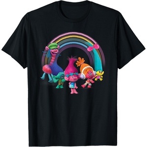 image:imageDreamWorks Trolls Rainbow Party TShirt SmallBlack
