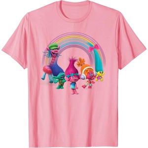 image:imageDreamWorks Trolls Rainbow Party TShirt SmallPink