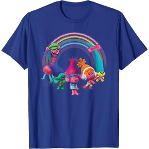 image:imageDreamWorks Trolls Rainbow Party TShirt SmallRoyal Blue